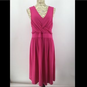 Spense  Large Pink Summer Midi  Dress